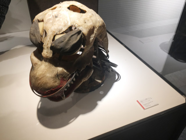 特撮のDNA-ゴジラの頭の骨の造形
